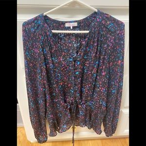 Parker tie waist top. Size small. Excellent condition.